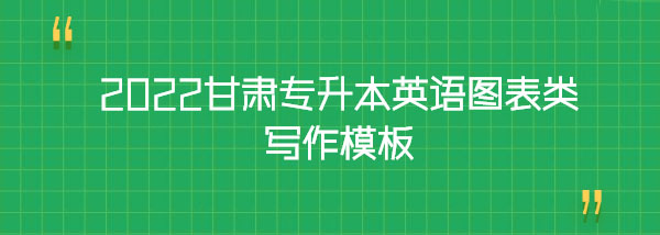 2022甘肅專(zhuān)升本英語(yǔ)圖表類(lèi)寫(xiě)作模板 2022甘肅專(zhuān)升本英語(yǔ)圖表類(lèi)寫(xiě)作模板