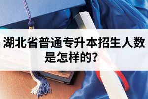 湖北省普通專升本招生人數(shù)是怎樣的？