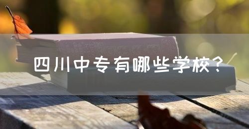 四川中專(zhuān)有哪些學(xué)校？(圖1)