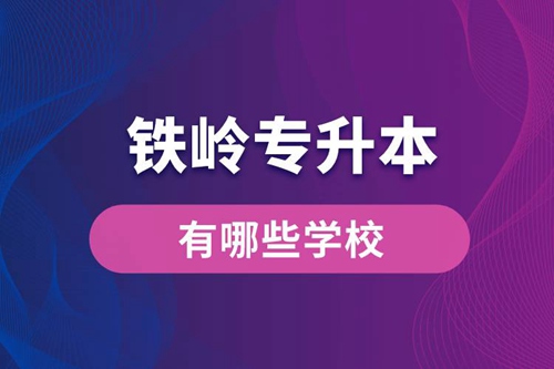 鐵嶺專升本有哪些學(xué)校？