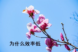 為什么效率低