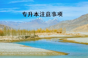 專升本注意事項