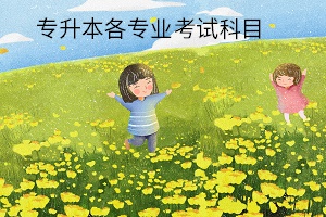 專升本各專業(yè)考試科目